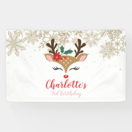 Weihnachtsschneeflocken Banner