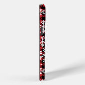 Weihnachtsschneeflocken Buffalo Kariertes Muster Case-Mate iPhone Hülle (Rückseite / Rechts)