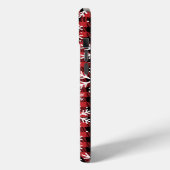 Weihnachtsschneeflocken Buffalo Kariertes Muster Case-Mate iPhone Hülle (Rückseite / Links)