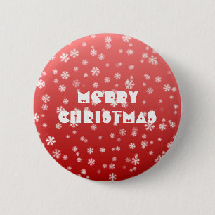 Weihnachtsschneeflocken Button
