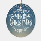 Weihnachtsschneeflocken Cousin Definition Skript Keramik Ornament (Links)