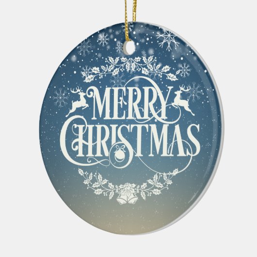 Weihnachtsschneeflocken Cousin Definition Skript Keramik Ornament (Links)