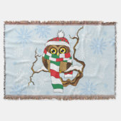 Weihnachtsschneeflocken Decke (Vorderseite)