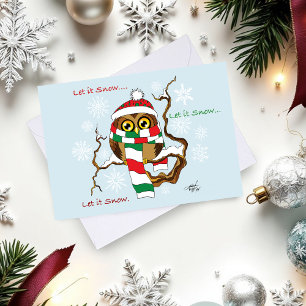 Weihnachtsschneeflocken Feiertagskarte