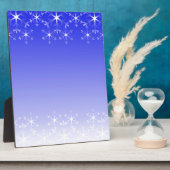 Weihnachtsschneeflocken Fotoplatte (Seite)