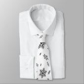 Weihnachtsschneeflocken Gentlemen's Necktie Krawatte (Gebunden)