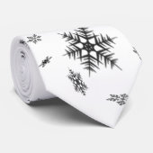 Weihnachtsschneeflocken Gentlemen's Necktie Krawatte (Gerollt)