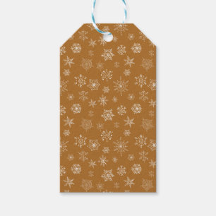 Weihnachtsschneeflocken Geschenkanhänger