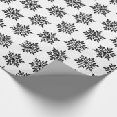 Weihnachtsschneeflocken Geschenkpapier (Ecke)