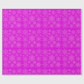 Weihnachtsschneeflocken Geschenkpapier (Flach)