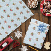 Weihnachtsschneeflocken Geschenkpapier