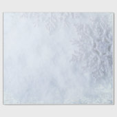 Weihnachtsschneeflocken Geschenkpapier (Flach)