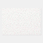 Weihnachtsschneeflocken Geschenkpapier Set (Vorderseite 2)