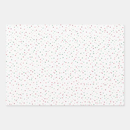 Weihnachtsschneeflocken Geschenkpapier Set (Vorderseite)