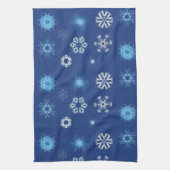 Weihnachtsschneeflocken Geschirrtuch (Vertikal)