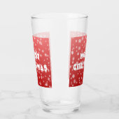 Weihnachtsschneeflocken Glas (Links)