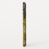 Weihnachtsschneeflocken Goldschwarzer Individuelle Case-Mate iPhone Hülle (Hinten/Links)