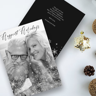 Weihnachtsschneeflocken Gute Ferien Familie