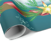 Weihnachtsschneeflocken & Ihre Wünsche, Personalis Geschenkpapier (Rolleneckpunkt)