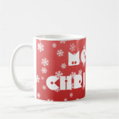 Weihnachtsschneeflocken Kaffeetasse (Links)