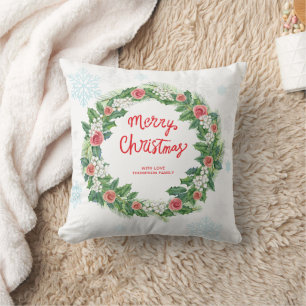 Weihnachtsschneeflocken Kissen