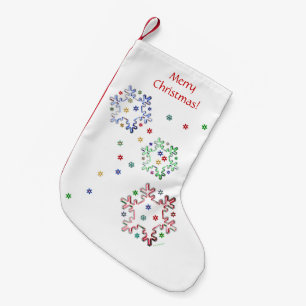Weihnachtsschneeflocken Kleiner Weihnachtsstrumpf