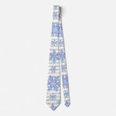 Weihnachtsschneeflocken Krawatte (Vorderseite)