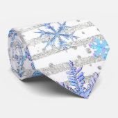 Weihnachtsschneeflocken Krawatte (Gerollt)