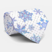 Weihnachtsschneeflocken Krawatte (Gerollt)