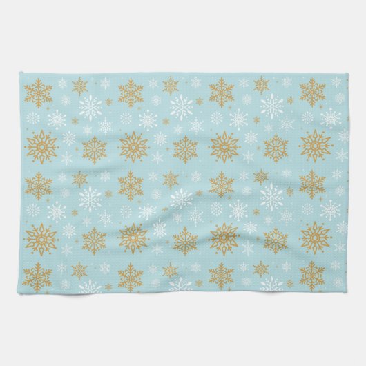 Weihnachtsschneeflocken Küchentücher (Horizontal)