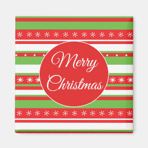 Weihnachtsschneeflocken Kühlschrankmagnet