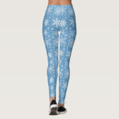 Weihnachtsschneeflocken Leggings (Rückseite)