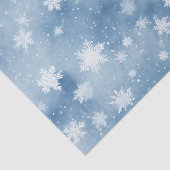 Weihnachtsschneeflocken Light Blue Sky Seidenpapier (Ausschnitt)