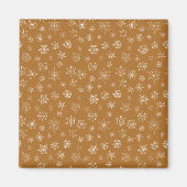 Weihnachtsschneeflocken Magnet (Vorne)