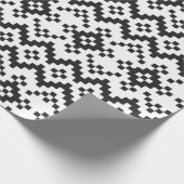 Weihnachtsschneeflocken Messe Isle Seamless Patter Geschenkpapier (Ecke)