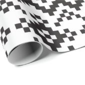 Weihnachtsschneeflocken Messe Isle Seamless Patter Geschenkpapier (Rolleneckpunkt)