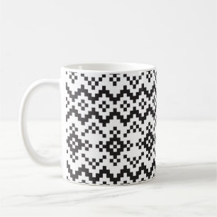 Weihnachtsschneeflocken Messe Isle Seamless Patter Kaffeetasse