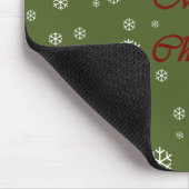 Weihnachtsschneeflocken Mousepad (Ecke)