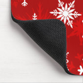 Weihnachtsschneeflocken Mousepad (Ecke)