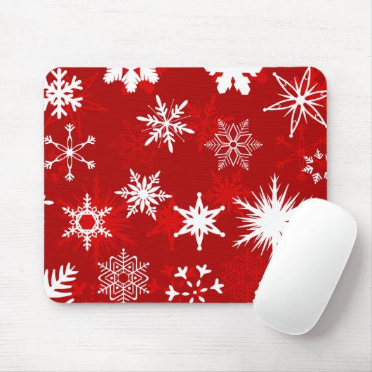 Weihnachtsschneeflocken Mousepad (Mit Mouse)