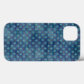 Weihnachtsschneeflocken Muster Case-Mate iPhone Hülle (Rückseite (Horizontal))