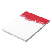 Weihnachtsschneeflocken Notepad Notizblock (Rotiert)