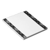 Weihnachtsschneeflocken Notepad Notizblock (angewinkelt)
