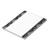 Weihnachtsschneeflocken Notepad Notizblock (Rotiert)