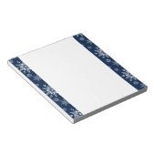Weihnachtsschneeflocken Notepad Notizblock (angewinkelt)