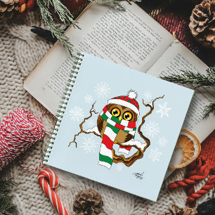 Weihnachtsschneeflocken Notizblock