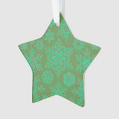 Weihnachtsschneeflocken Ornament (Vorderseite)