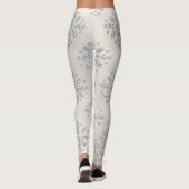 Weihnachtsschneeflocken Perle Leggings (Rückseite)