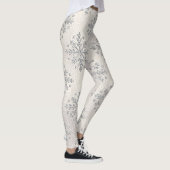 Weihnachtsschneeflocken Perle Leggings (Rechts)