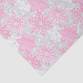 Weihnachtsschneeflocken Rosa und Weiße Schneeflock Seidenpapier (Ausschnitt)